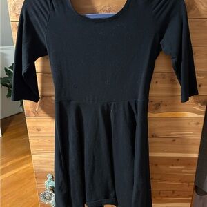 Express Black 3/4 Sleeve Dress